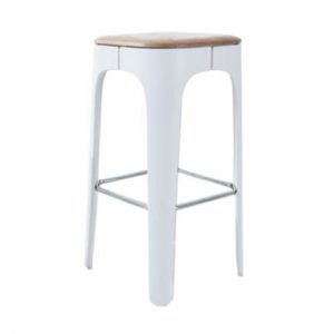 dade bar stool white