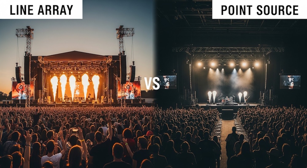 line array vs point source