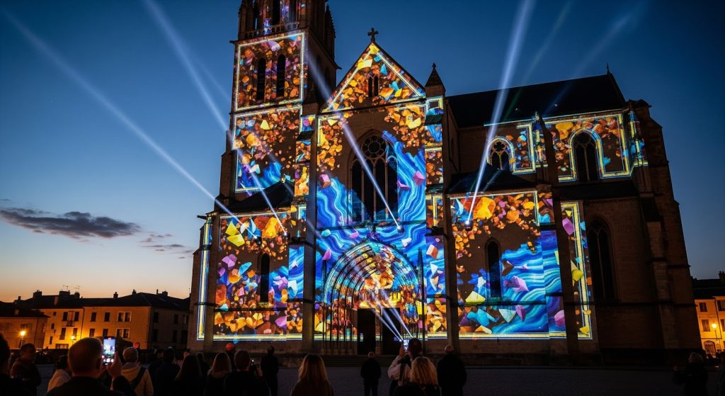 Utilising Visual Display & LED Screens in Your Launch Strategy 3 projection mapping