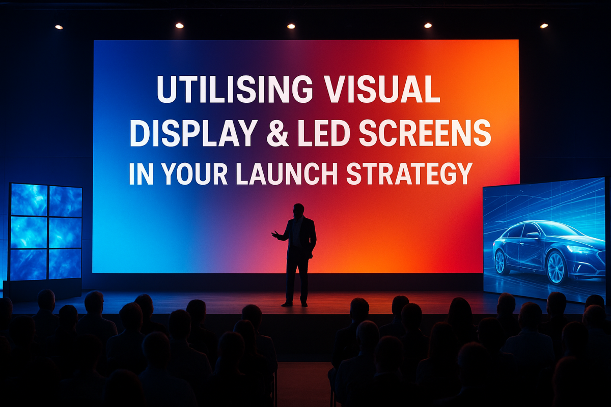utilising visual display and LED